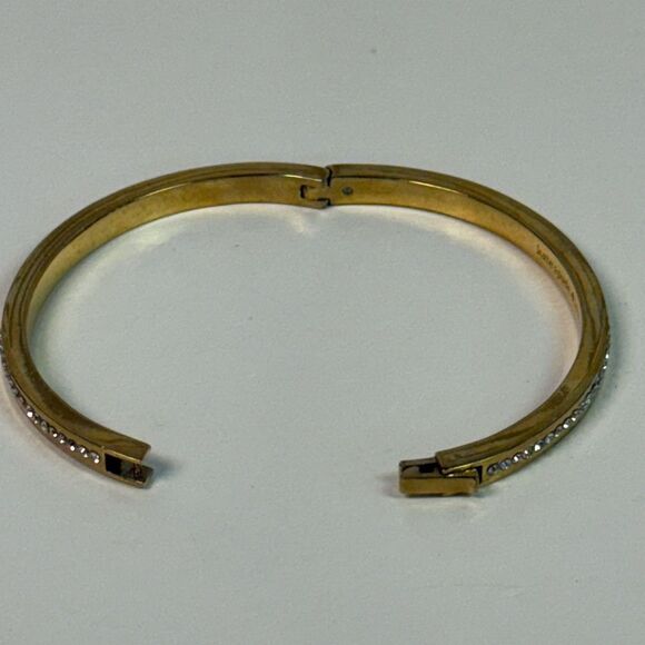 Kate Spade Gold & Crystal Hinged Bracelet - Picture 4 of 5